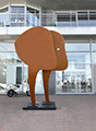 Entre nous 012 - acier corten - H 3.00 m - Absolute Art Gallery